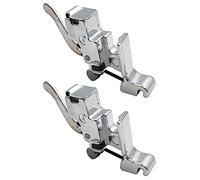 Lot de 2 supports de pied presseur durables à clipser pour machines à coudre à tige basse Brother Singer, Janome