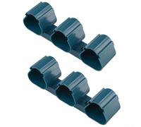Lot de 2 supports de piles conçus pour les batteries 12 V, 10 8 V, organiseur de rangement mural avec matériau ABS pour une gestion sûre et accessible des piles
