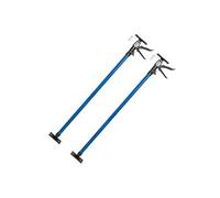 Lot de 2 supports de plafond 115-290cm réglable en hauteur en continu bleu