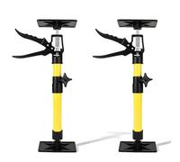 Lot de 2 supports de plafond, supports de montage à une main, tendeur télescopique, barre de support à serrage rapide, capacité de charge 40 kg, hauteur réglable