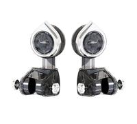 Lot de 2 supports de pommeau de douche réglables à ventouse - Montage facile - Installation facile - Pour salle de bain lisse - Support de pommeau de douche amovible