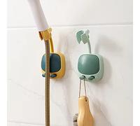 Lot de 2 Supports de pommeau de Douche universels réglables à 360 degrés pour pommeau de Douche sans Perforation et Fixation Murale à Ventouse