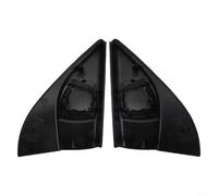 Lot de 2 supports de protection pour haut-parleurs de voiture en forme de A pour mars 2011, panneau d'aigus audio triangle en plastique ABS noir, accessoires de remplacement direct pour garniture de