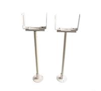 Lot de 2 supports de radiateur réglables de 41 à 46 cm, supports en fonte d'acier conçus pour stabiliser les radiateurs à colonne traditionnels