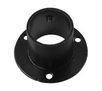 Lot de 2 supports de rail de penderie en acier inoxydable avec douilles à bride pour vêtements ou porte-serviettes dans plusieurs environnements de pièces (32 mm)