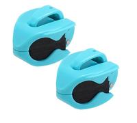Lot de 2 supports de rangement antidérapants compacts pour cannes à pêche - Pour débutants et amateurs, hommes et familles, pour l'extérieur, bateau, maison