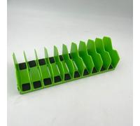 Lot de 2 supports de rangement pour pinces avec base en caoutchouc antidérapant, support de rangement d'outils pour garage et établi, porte-outils à main pour cutters, marteaux et (vert)