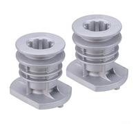 Lot de 2 supports de rechange pour tondeuse à gazon autoportée 22,2 mm pour tondeuse à gazon Castel pour jardin Stiga modèles NG464TR RL484 534TR TRE Pièces de tondeuse autoportée 22,2 mm