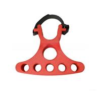 Lot de 2 supports de réparation de guidon réglables en plastique Orange Rouge Léger Équipement d'atelier pour Mhanics (rouge)