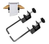 Lot de 2 supports de rouleau de papier kraft pour table d'une épaisseur de 0 à 4,6 cm, convient pour la peinture ou l'emballage d'artisanat