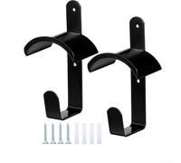 Lot de 2 supports de selle en fer à fixer au mur pour le rangement des brides conçus pour l'organisation des piquets dans les granges à chevaux ou les installations d'entraînement
