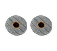 Lot de 2 supports de serpillère avec tampons de nettoyage pour machine de nettoyage robotique Dream pour Matrix 10 Ultra Robotic - Tampons lavables en microfibre - Lavables pour aspirateur - Jaune