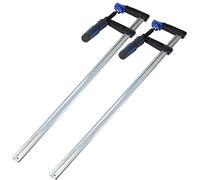 Lot de 2 supports de serrage coulissants en forme de F 600 mm x 80 mm