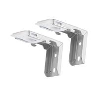 Lot de 2 supports de store latéraux en métal, supports de rechange de 6,8 cm, haute dissimulation, faciles à installer, adaptés pour les salons et les chambres à coucher