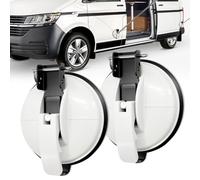 Lot de 2 supports de store pour auvent Thule, Fiamma et Dometic - Convient pour VW T5/T6, Mercedes Marco Polo, Ford Transit et Fiat Ducato - Blanc