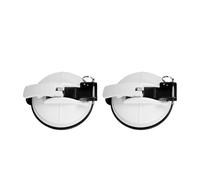 Lot de 2 supports de store Thule, Fiamma et Dometic - Accessoires pour auvent - Support de pied d'auvent pour camping-car, camping-car, caravane (blanc)