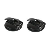 Lot de 2 supports de store Thule, Fiamma et Dometic - Accessoires pour auvent - Support de pied d'auvent pour camping-car, camping-car, caravane (noir)