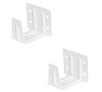 Lot de 2 supports de support centraux, couleur blanche pour rail de stores vénitiens de 5,1 cm, supports de fixation pour stores en bois