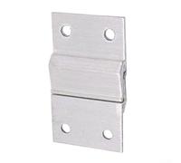 Lot de 2 supports de suspension en alliage d'aluminium en forme de Z pour fixation murale d'œuvres d'art et solutions d'affichage de panneaux (A)