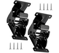Lot de 2 supports de table pliants pratiques Charnières avec mécanisme de verrouillage Accessoires portables pour projets de meubles Fournitures de charnières de bureau