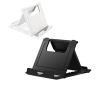 Lot de 2 supports de téléphone portable pour bureau, pliables et compacts, support de bureau universel réglable, compatible avec tous les smartphones