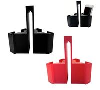 Lot de 2 supports de téléphone pour terrain de tennis, support pour appareil photo avec filet tennis, supports pour téléphones suspendus montés sur filet 2 fentes pour vidéo, analyse des matchs