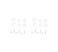 Lot de 2 supports de tiges Ikebana pour vase floral - 3 ensembles de 3 tubes d'aspiration