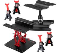 Lot de 2 supports de travail télécommandés pour TRX4M K10 SCX24 K5 AX24 SCX30 Ascent-32 1/18 1/24 1/30 1/32 TRX4M K10 SCX24 K5 AX24 SCX30 Ascent-32, table élévatrice réglable en hauteur avec 4