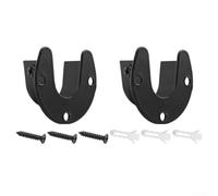 Lot de 2 supports de tringle pour placard et douche 32 mm