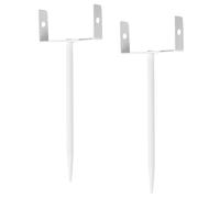 Lot de 2 supports de tuyau de sécurité pour gazon - Construction solide pour tuyau d'arrosage et éclat de vacances - Résiste à l'oxydation des nutriments - Idéal pour les résidences côtières