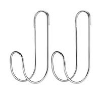 Lot de 2 supports de tuyau d'eau - Crochets de rangement en acier inoxydable - Support mural durable pour jardin, garage et utilisation en plein air - Peu encombrant et résistant à la rouille