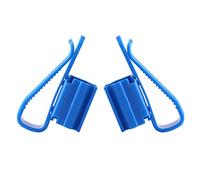 Lot de 2 supports de tuyau en plastique multifonctions réglables pour aquariums - Pince de montage pour tuyau d'eau et tube - Support de tuyau d'eau durable et sécurisé