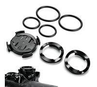 Lot de 2 supports de vélo quart de tour compatibles avec Garmin Edge 200 500 520 800 1000 iGPSPORT XOSS G G+ GPS Support avant réglable pour guidon de vélo Sangle en silicone