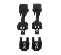 Lot de 2 supports de verrouillage de capot 55395653AF Compatible avec JK 2007-2017 Pièce de rechange avant Noir Plastique