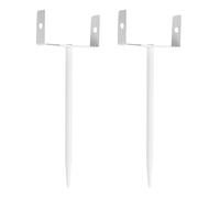 Lot de 2 supports de vidange modifiables pour une utilisation résidentielle et industrielle - 25,4 cm - Protège l'herbe de l'intensité - Support de tuyau de descente