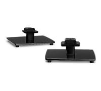 Lot de 2 supports d'enceintes en aluminium noir pour système de divertissement à domicile Bose OmniJewel Lifestyle 650/850