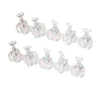 Lot de 2 supports d'entraînement à ongles multi-positions en matériaux ABS de qualité salon de manucure