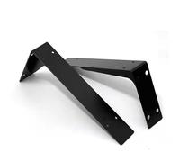 Lot de 2 supports d'étagère robustes, supports d'angle à angle droit, supports d'étagères for suspension murale, supports for étagères flottantes, capacité de charge 200-300 kg(I,392mmx145mm)