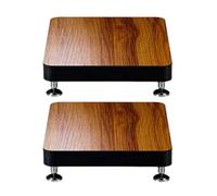 Lot de 2 supports d'isolation pour caisson de basses - Plateau audio avec coussinets d'isolation acoustique - Plate-forme d'isolation pour haut-parleur standard 29 x 34 x 4,8 cm - Améliore la qualité