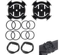 Lot de 2 supports d'ordinateur de vélo pour Garmin Edge 130 200 500 510 520 530 800 810 1000 - Support GPS quart de tour pour guidon de vélo - Pour Bryton XOSS iGPSPORT - Montage sans outil