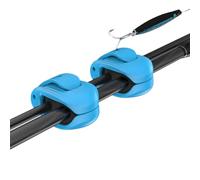 Lot de 2 supports fixes automatiques pour cannes, plage, sol, lac, rivière, kayak, currican, quai et avec canne
