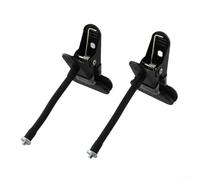 Lot de 2 supports flexibles en métal pour caméra EufyCam 2/2Pro/2C/2C Pro/3/3C Series et pour caméras Arlo Pro, support de serrage sécurisé avec trou de vis de 6,35 mm