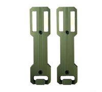 Lot de 2 supports magnétiques pour bombes aérosols et bouteilles de lubrifiant conçus pour un rangement vertical sur les boîtes à outils en métal, les armoires et les murs d'atelier (vert foncé)