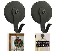 Lot de 2 supports magnétiques pour couronne en plaçant un aimant de chaque côté du verre à panneau unique ou il peut également être utilisé séparément sur une porte en métal/acier