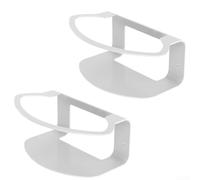 Lot de 2 supports métalliques compacts pour EERO Pro7 pour une installation murale qui se fond dans l'environnement tout en maintenant l'appareil en toute sécurité (blanc)