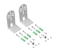 Lot de 2 supports métalliques en forme de L pour caméra intérieure Eufy E220 P24 et 2c 2 avec canal intégré pour câble d'alimentation pour réduire l'encombrement