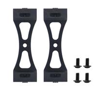 Lot de 2 supports métalliques for Wpl B1 B14 B16 B24 C14 C24 B36 Mn D90 D91 Rc Car Upgrade Metal Diy Parts Kit, noir