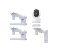 Lot de 2 Supports muraux compatibles avec Appareil Photo Reolink E1/E1 Pro, Support Mural réglable pour intérieur et extérieur 180 degrés avec Filetage 6,35 mm (caméra Non Incluse)
