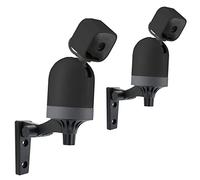 Lot de 2 supports muraux compatibles avec Blink Mini Pan-Tilt Mount pour plafond - Noir - Kit de montage réglable à 180 degrés