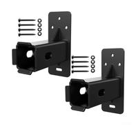 Lot de 2 supports muraux d'attelage de remorque de 3,2 cm, support de tube récepteur pour garage, rangement mural, porte-vélos, porte-bagages